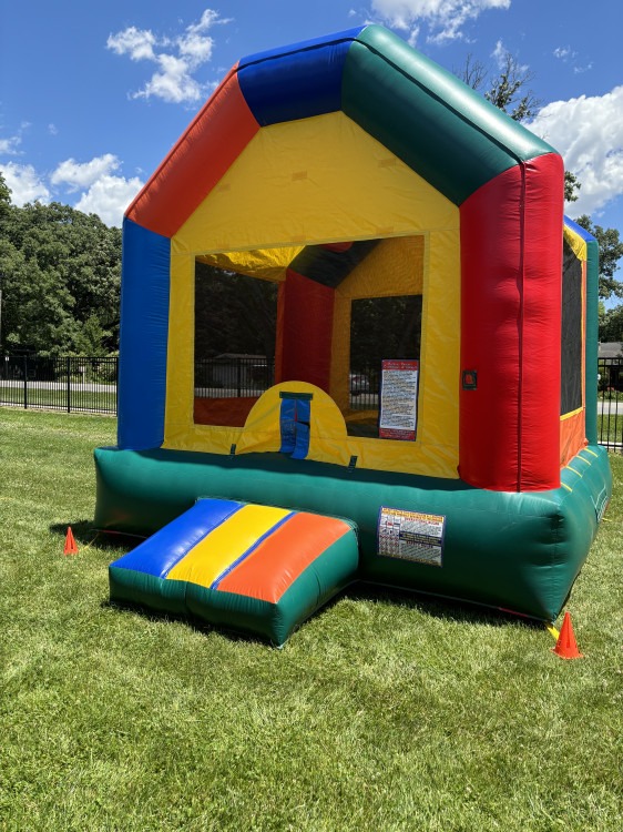 Bounce house  yellow